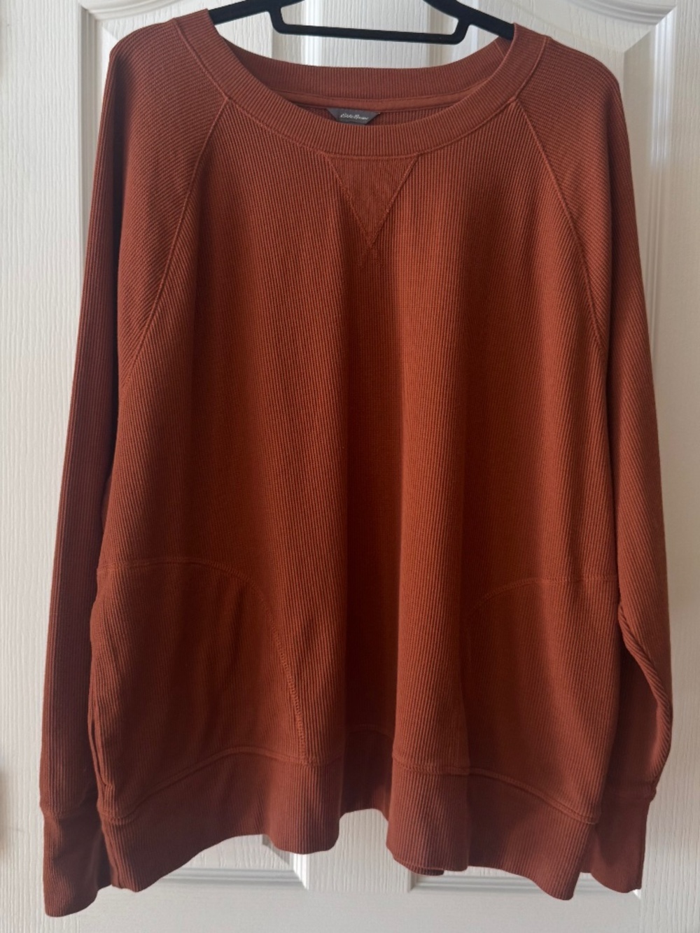 Eddie Bauer Waffle Pullover with Pockets